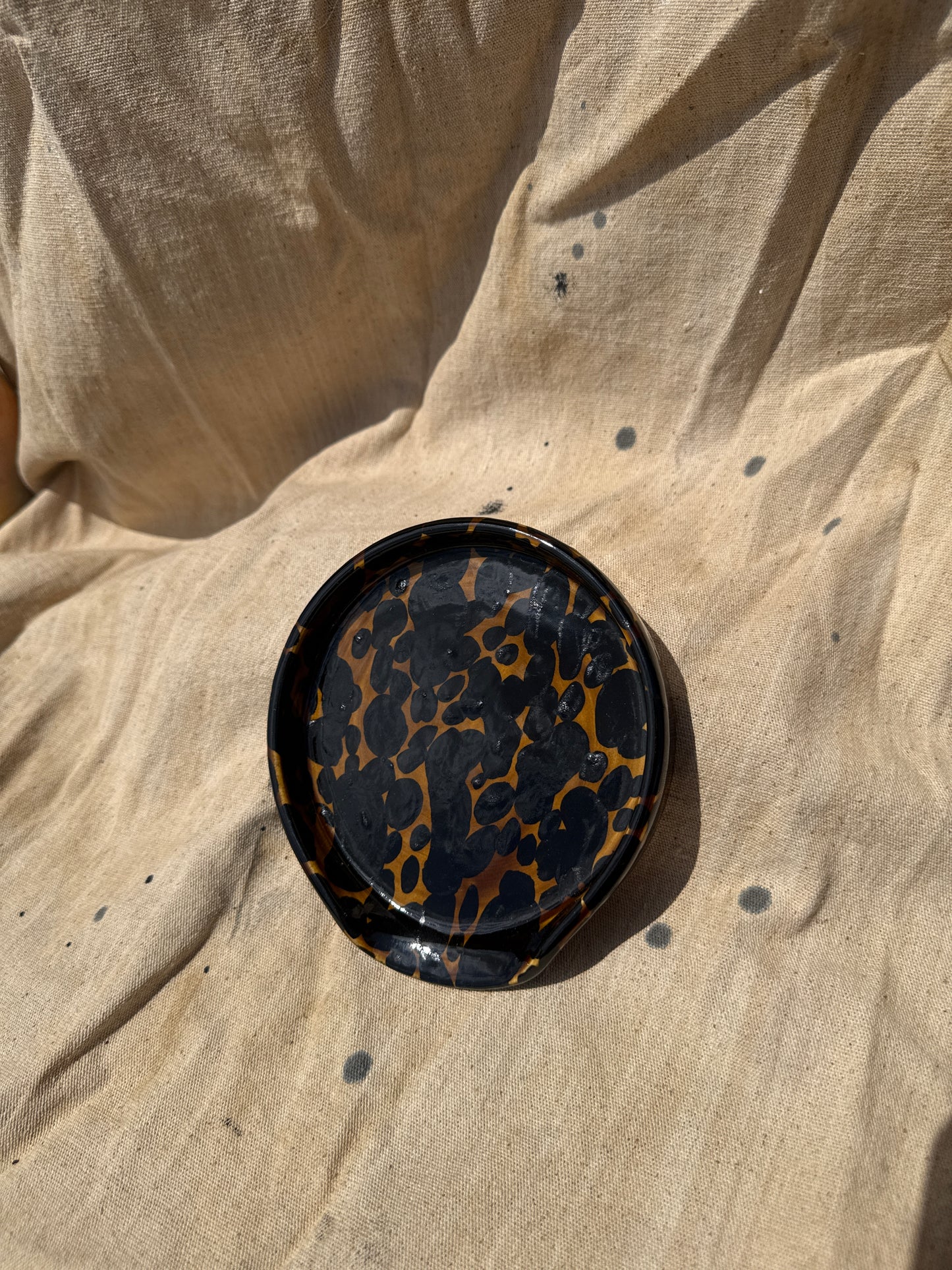 Tortoise Shell Spoon rest