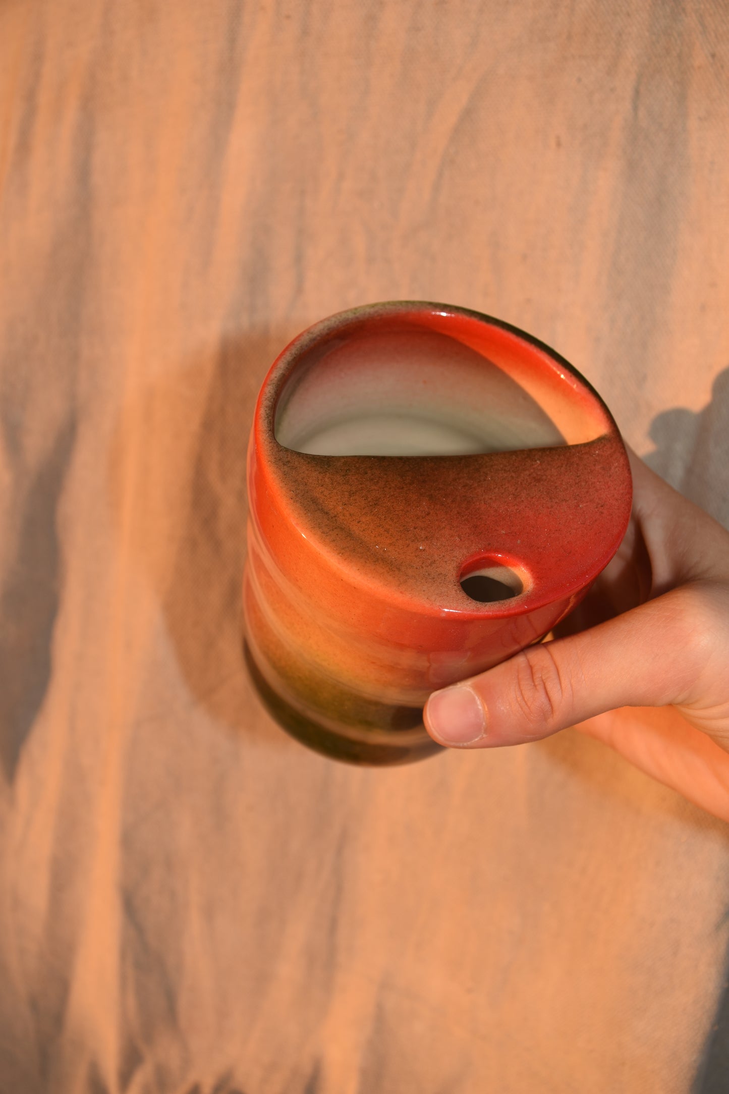 Lidded Aura Cup