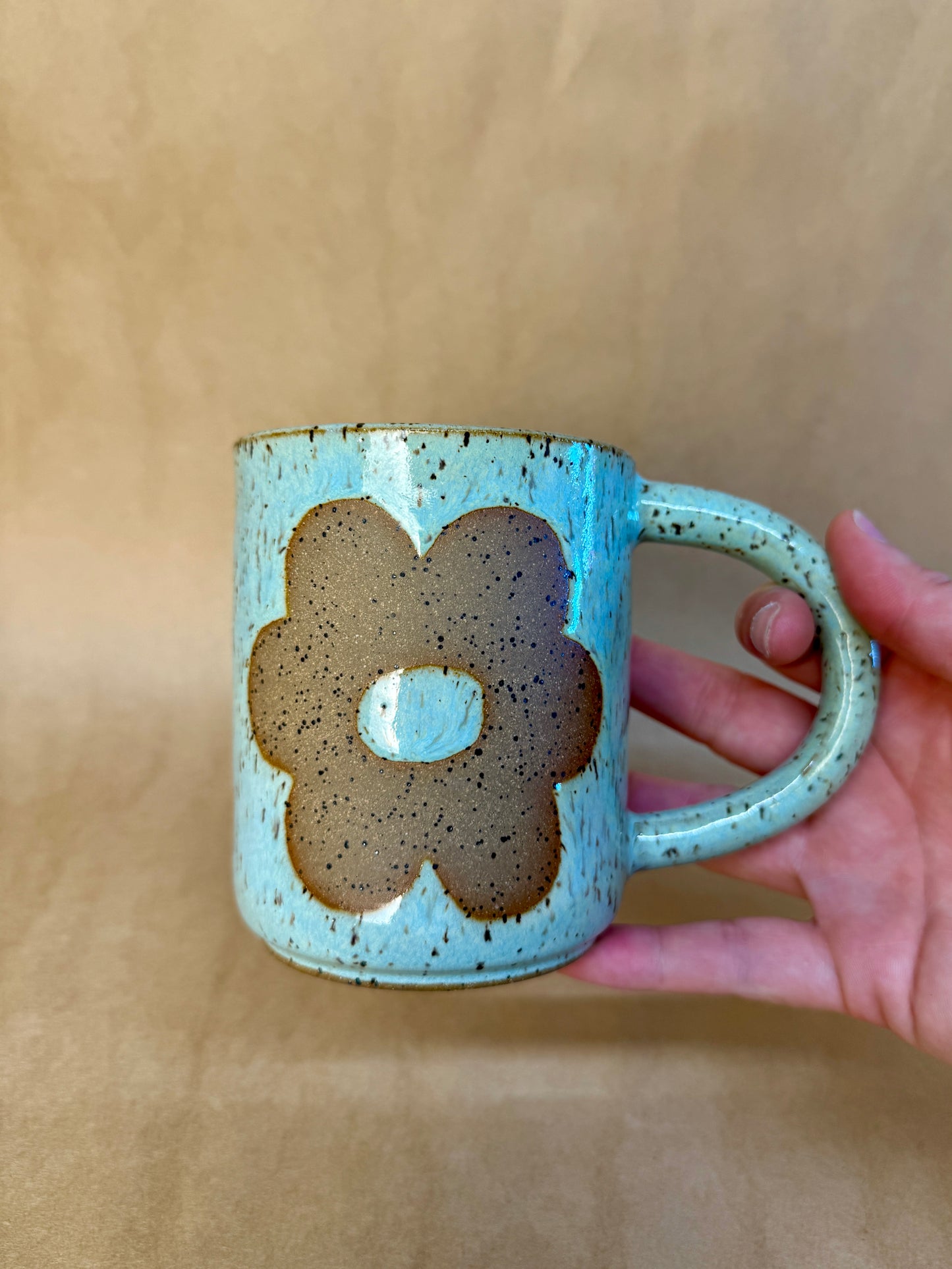 Earthy Daisy Mugs
