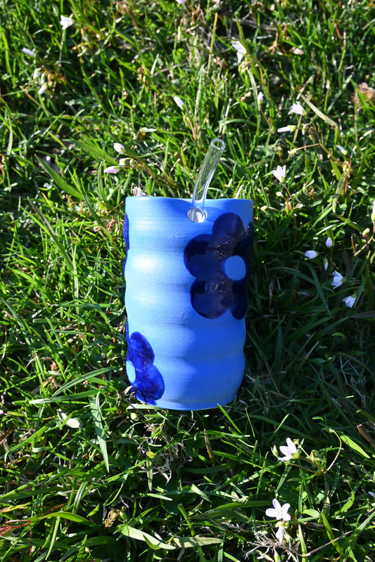 Sapphire Bloom Sippy Cup