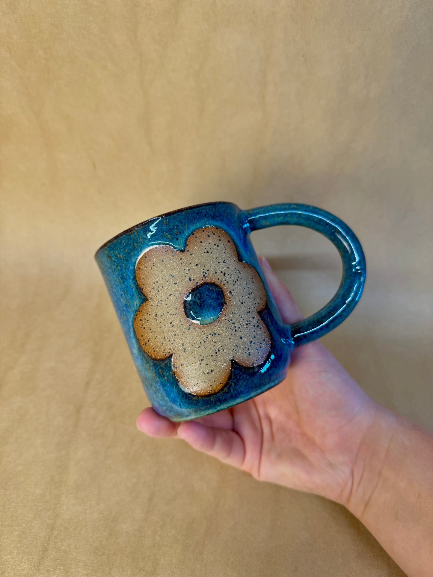 Earthy Daisy Mugs