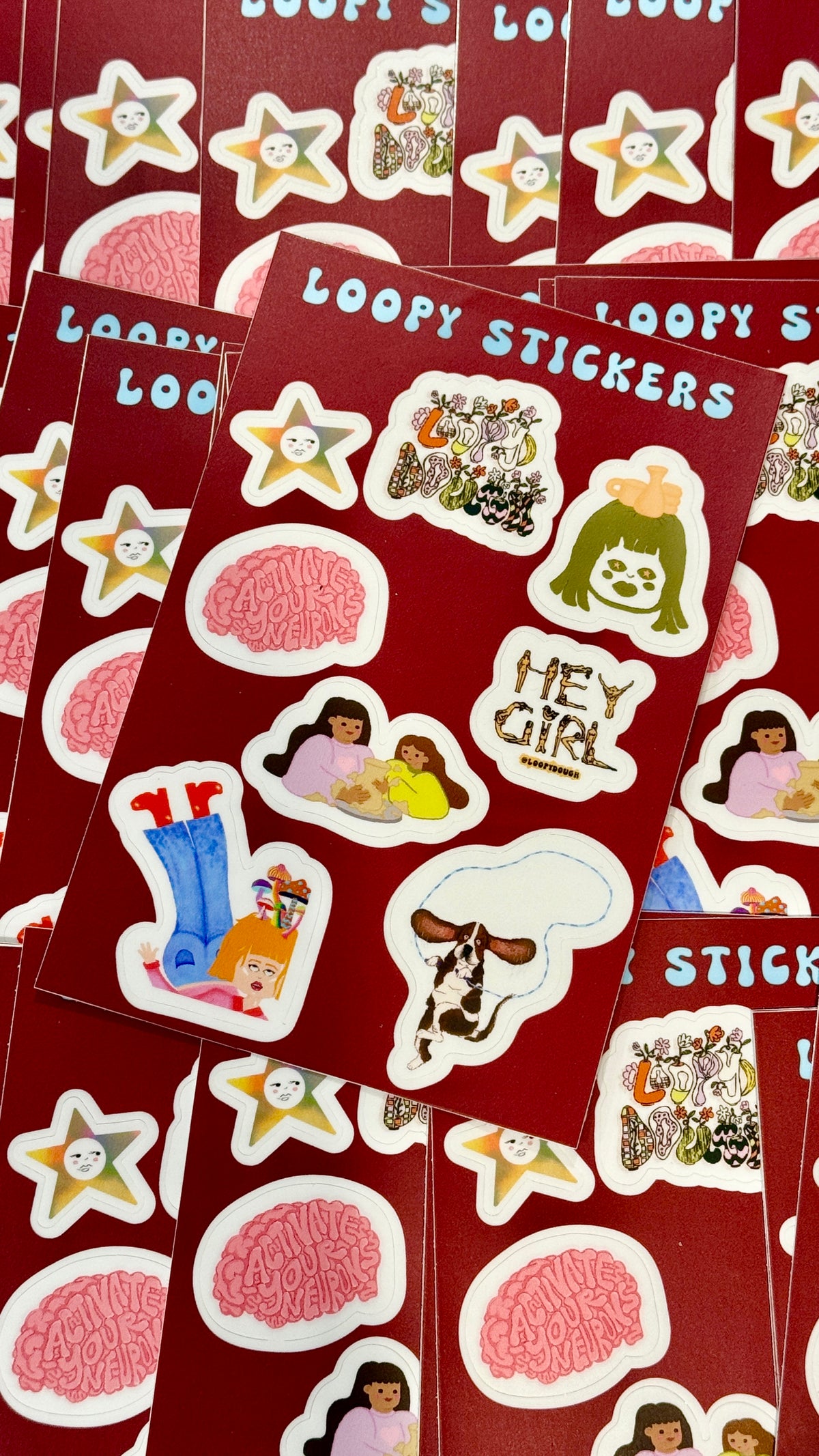 Loopy Dough Sticker Sheet