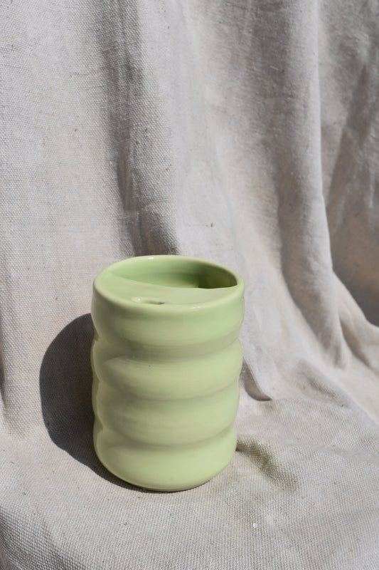 Lidded Honeydew Cup