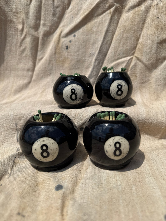 8 ball match stick holder